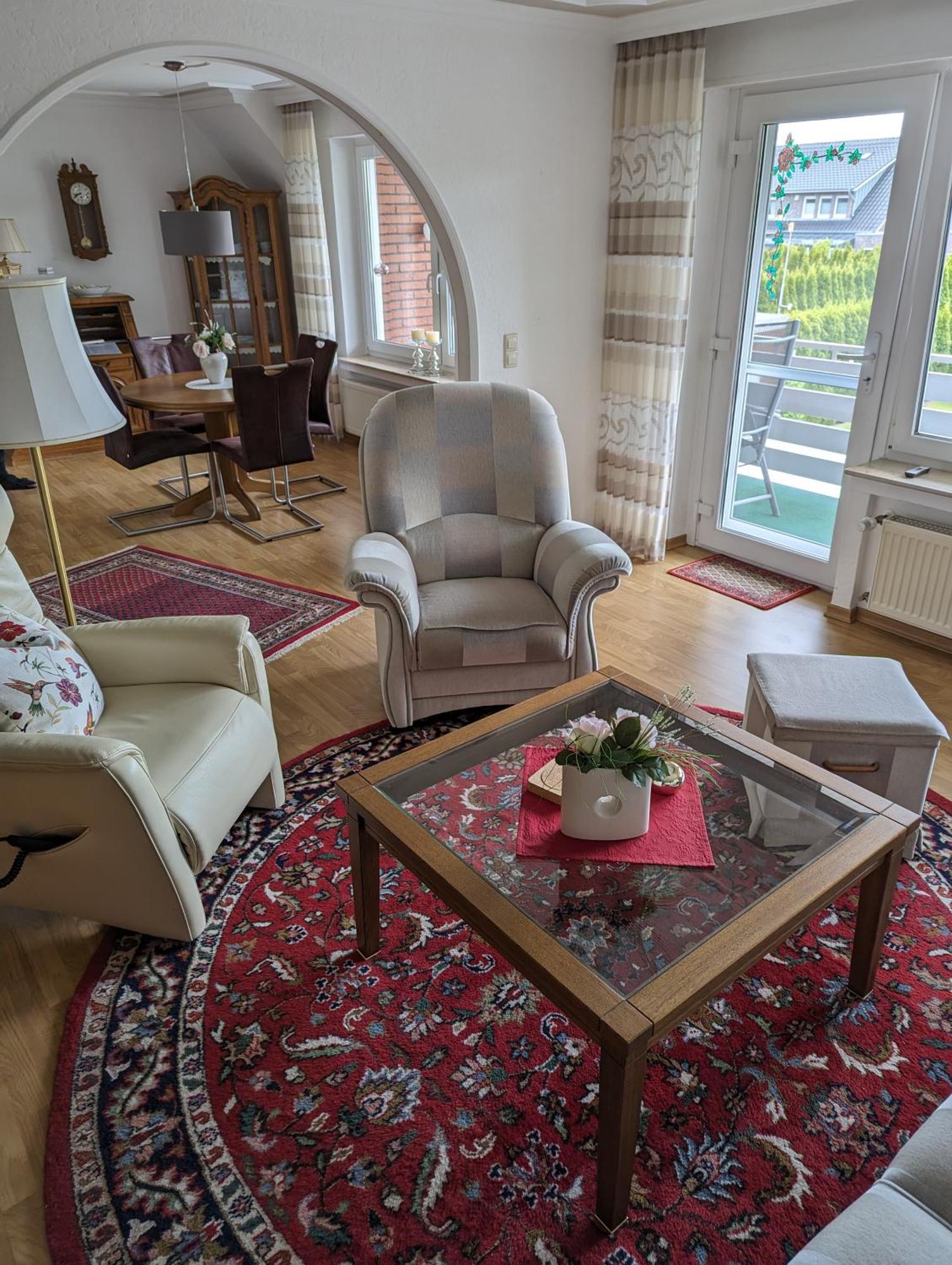 Ferienwohnung Leni Erstes Og Inkl Balkon Gartenblick Kostenfreier Parkplatz Stadtnah Aber Ruhig Gelegen Meppen Kültér fotó